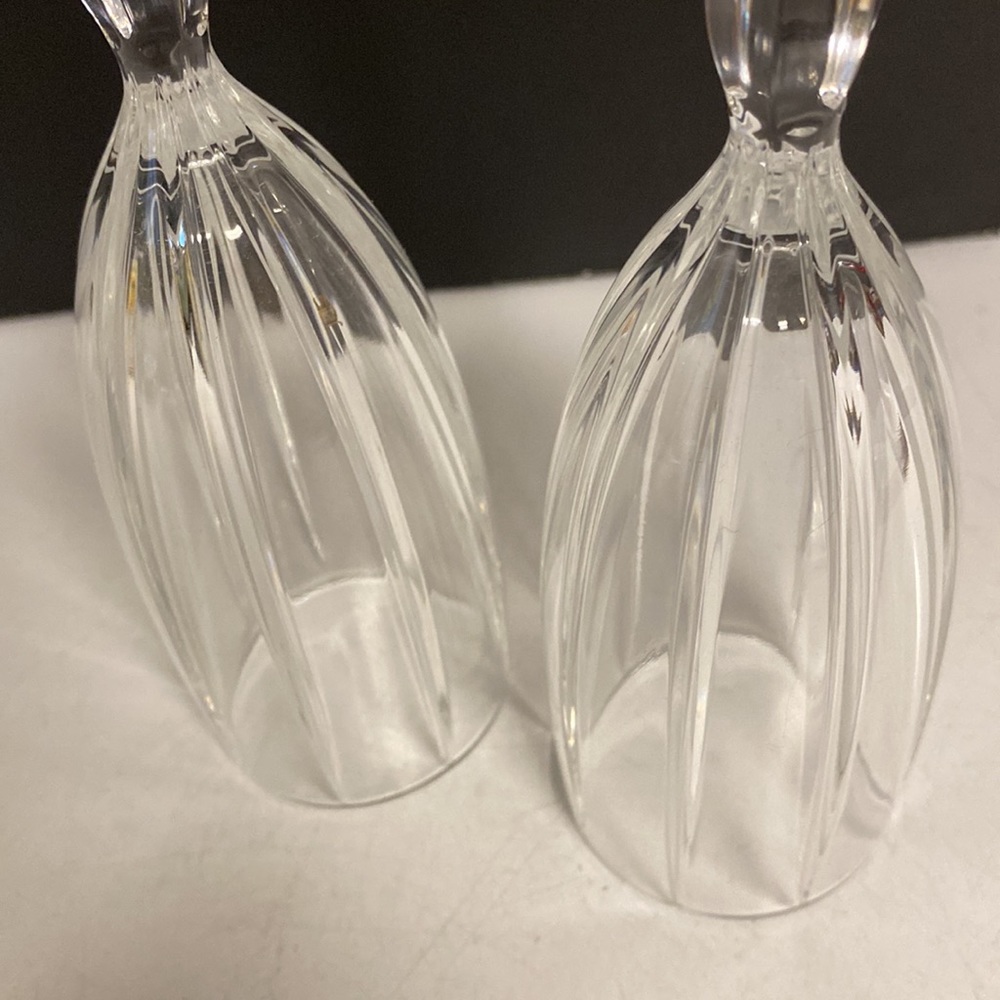 Marquis Waterford Omega Flute Set Of 2 Champagne Crystal Glasses - Picture 12 of 13